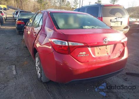 2016 Toyota Corolla Le из США, поврежденный, VIN 2T1BURHE1GC562071